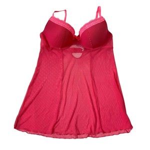 Gilligan & Omalley Women Size Large Pink Corset Sleepwear Intimate (10I-10)